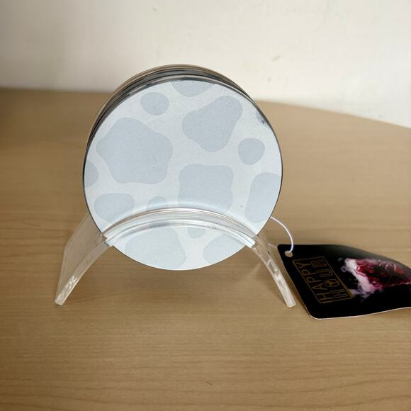 HEY BOO Cow Print Holographic GHOST COWBOY Iridescent Coasters Halloween TEXAS - Picture 6 of 16